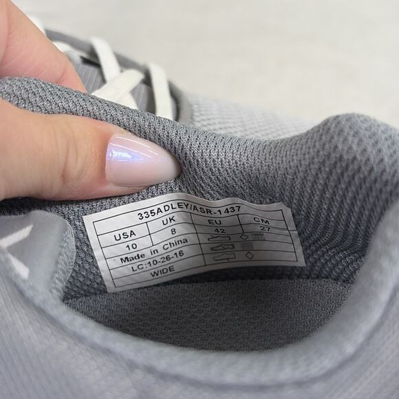 Vionic Adley Wide Active Orthotic Comfort Shoes Sneakers Lightweight Gray Size10 - Picture 10 of 15